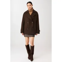 LangerChen Damen Cabanstyle Jacke