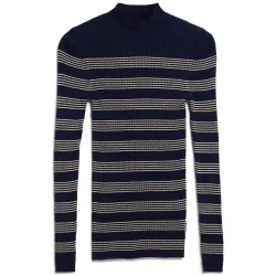 Armedangels Damen Alaania Striped Knit Longsleeve
