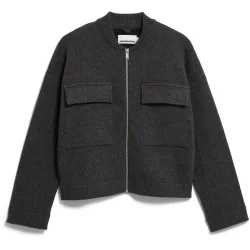 Armedangels Damen Cotton-wool Bomber Knit Jacke
