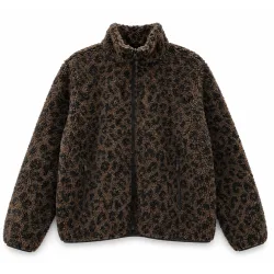 Mazine Damen Printed Sherpa Jacke