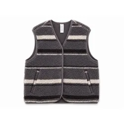 Mazine Damen Printed Sherpa Weste