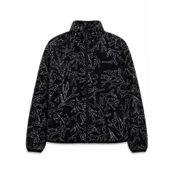 Mazine Damen Printed Fleece Jacke