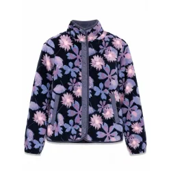 Mazine Damen Printed Fleece Jacke