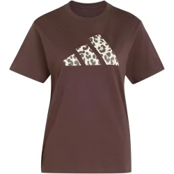 adidas Damen Animal Graphic T-Shirt