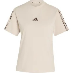 adidas Damen Seasonal Essentials Animal Print T-Shirt
