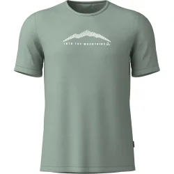 Löffler Herren Merino-Light Print T-Shirt