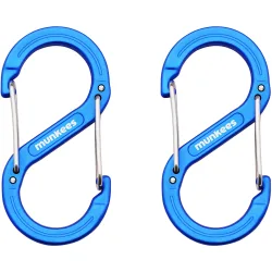 Munkees S-Form Karabiner 2er Pack
