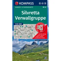 Kompass Verlag WK 41 Silvretta - Verwallgruppe