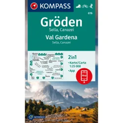 Kompass Verlag WK 616 Gröden - Sella-Canazei