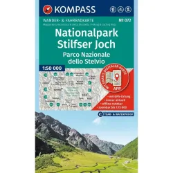 KOMPASS Wanderkarte 072 Nationalpark Stilfser Joch / Parco Nazionale dello Stelvio 1:50.000
