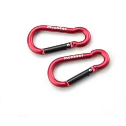 Munkees, Munkees Pear-Shape 2er Pack Carabiner