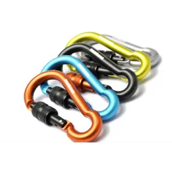 Munkees, Munkees Pear-Shape Carabiner w. Screw Lock
