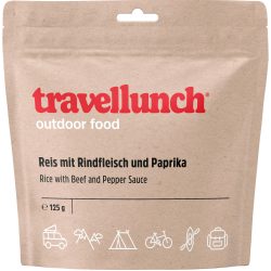 Travellunch Reis mit Rindfleisch und Paprika