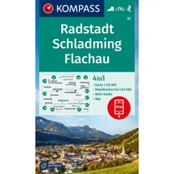 Kompass Verlag WK 31 Radstadt - Schladming - Flachau