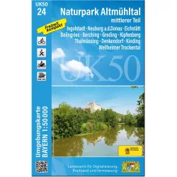 Landesamt Digitalisierung, Breitband, Vermessung UK 50-24 Naturpark Altmühltal, mittlerer Teil