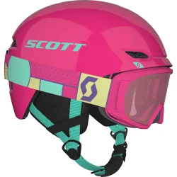 Scott Kinder Keeper 2 Skihelm + Witty Skibrille Set