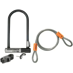 Kryptonite KryptoLok Standard mit Kryptoflex Fahrradschloss