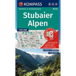 Kompass Verlag WK 83 Stubaier Alpen