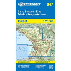 Tabacco Carso Triestino e Isontino 047 Wanderkarte