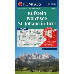 Kompass Verlag WK 09 Kufstein - Walchsee - St. Johann in T.