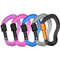 Munkees Karabiner mit Schraubverschluss 