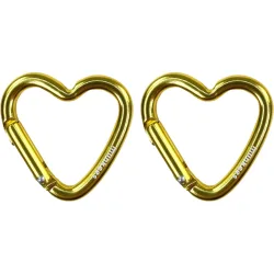 Munkees Mini-Herz-Karabiner II 2er Pack