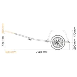 Thule Reacha Sport Beach Fahrradanhänger