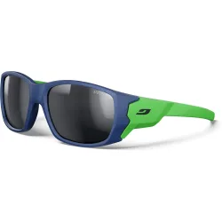 Julbo Kinder Sonnenbrille Stronger - dunkelblau / grün, rauchgrau