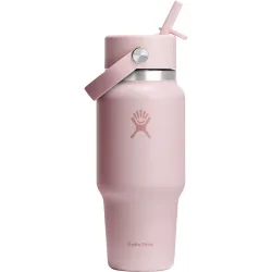 Hydro Flask Travel Bottle with Flex Straw Cap 710 ml Trinkflasche Rosa, Herren, Größe: 0
