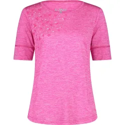 CMP Damen Melange Print T-Shirt