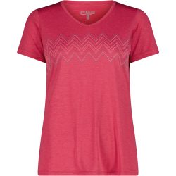 CMP Damen Melange Print T-Shirt