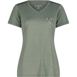 CMP Damen Melange Print T-Shirt