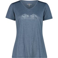 CMP Damen Melange Print T-Shirt
