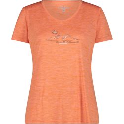 CMP Damen Melange Print T-Shirt