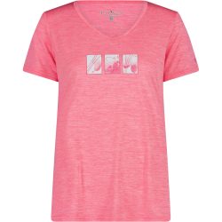 CMP Damen Melange Print T-Shirt