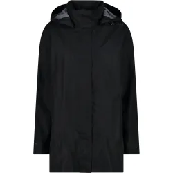 CMP Damen Rain Hoodie Button Jacke