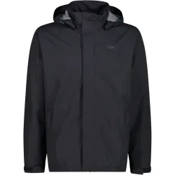 CMP Herren Hoodie Button Rain Jacke