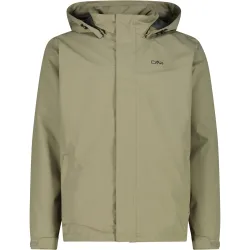 CMP Herren Hoodie Button Rain Jacke