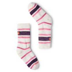 Smartwool Kinder Hike Light Striped Crew Socken