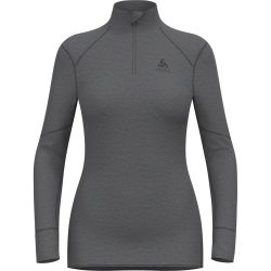 Odlo Active X-Warm Base Layer Half-Zip für Damen - Ski & Snow - grau, L