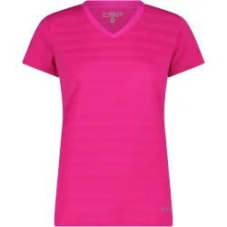 CMP Damen Striped Mesh T-Shirt