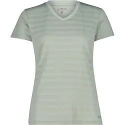 CMP Damen Striped Mesh T-Shirt