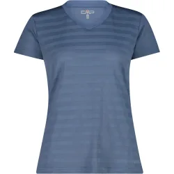 CMP Damen Striped Mesh T-Shirt