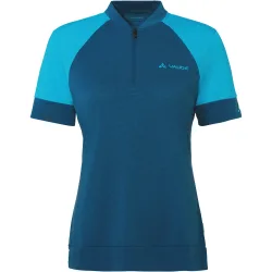 VAUDE Altissimo Q-Zip Damen Biketrikot Blau, Damen, Größe: 46