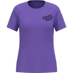 Odlo Essential Print Lauf-T-Shirt für Damen - Training, Running - lila, S