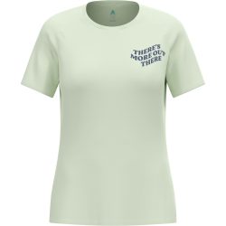 Odlo Essential Print Lauf-T-Shirt für Damen - Training, Running - grün, XL