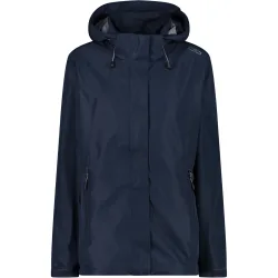 CMP - daen wasserdichte jacke it kapuze und belüftung cp, für Damen, Dunkelblau, Größe M