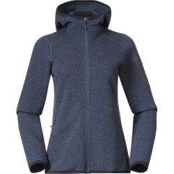 Bergans Damen Kamphaug Knitted Hoodie Jacke