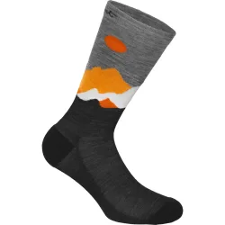 LaMunt Damen Martha Illustration Socken