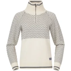 Bergans Damen Alvdal Wool Half Zip Pullover